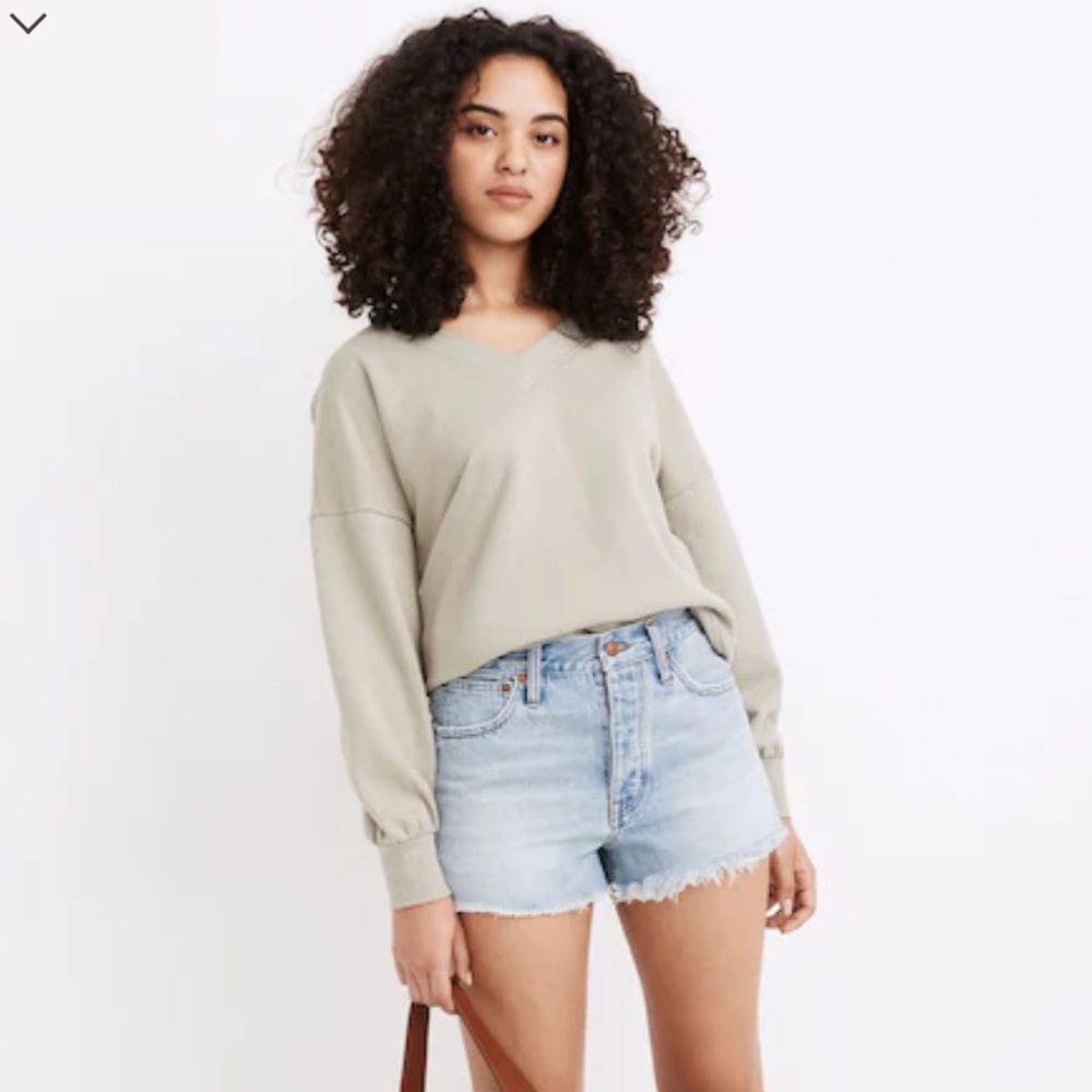 Madewell Light Blue Denim Cutoff Shorts